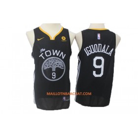 Maillot NBA Golden State Warriors Andre Iguodala 9 Nike 2017-18 Noir Swingman - Homme